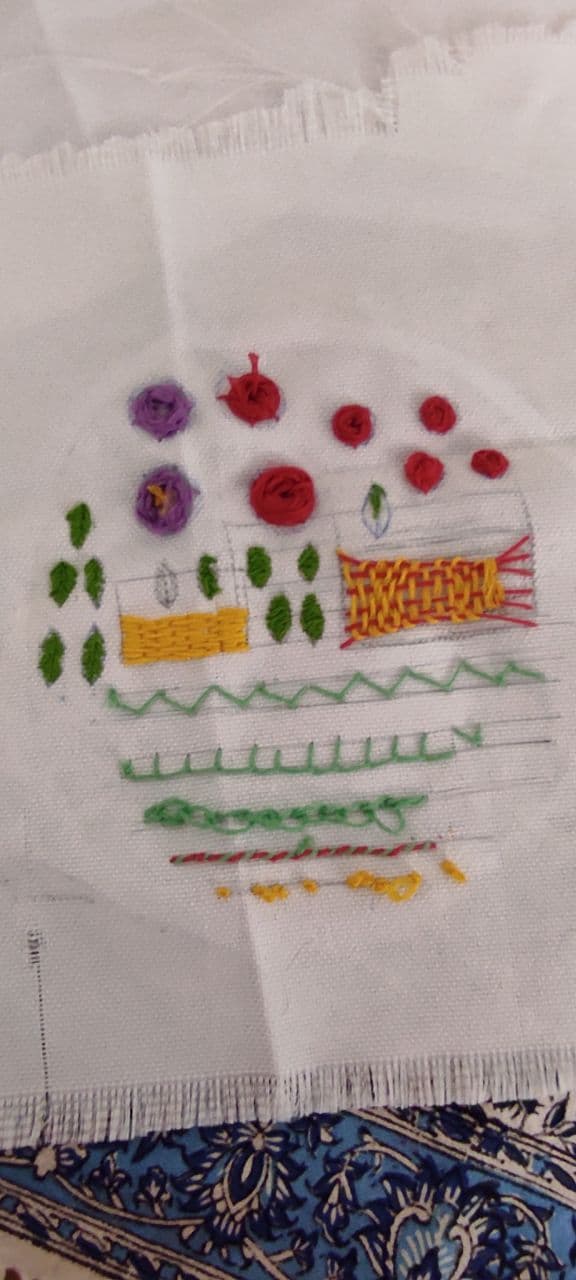 فعالیت های هنر  دبستان دخترانه فاطمی 