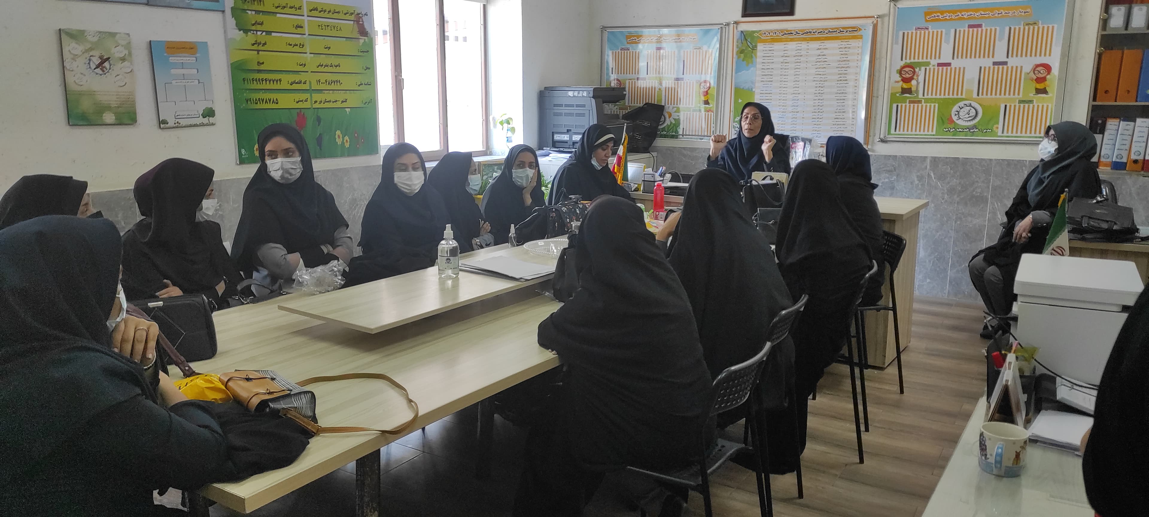 جلسه کادر و مدیریت محترم فاطمی 